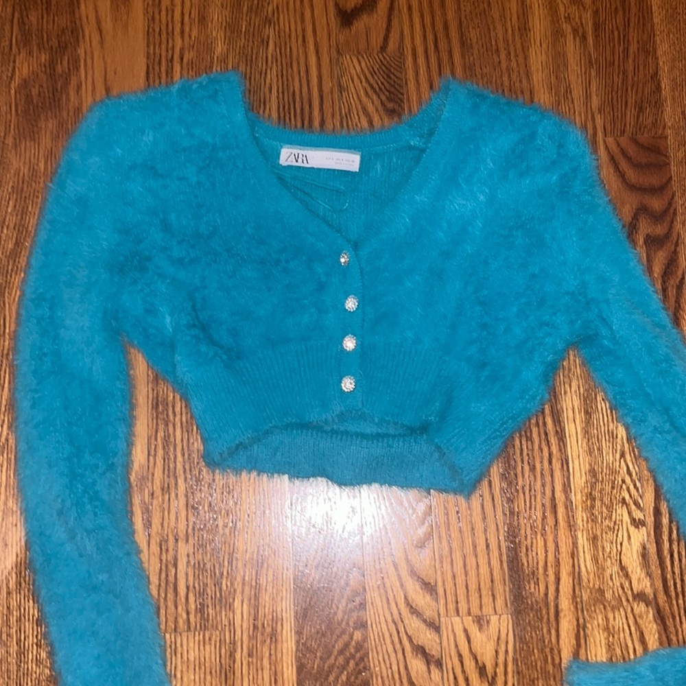 Zara cropped sweater